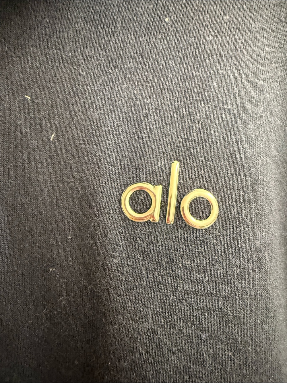 ALO Accolade Navy Logo Hoodie. M. Fantastic condition. Never put in dryer. - Picture 3 of 5